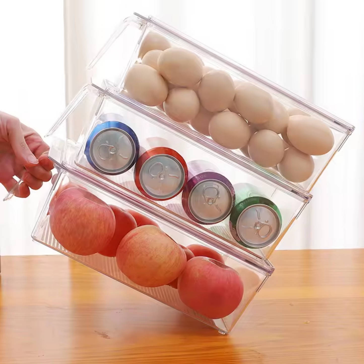 Organizador de Refrigerador con Tapa Pequeño