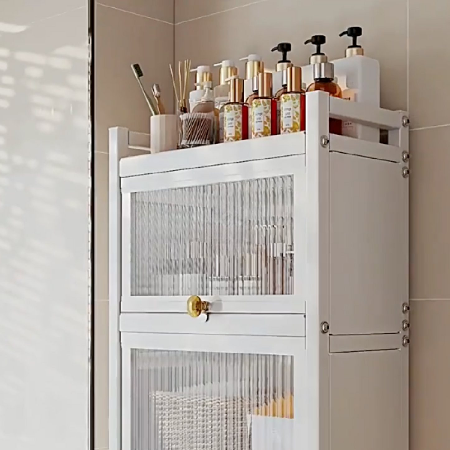 Estante de Lavandería Mueble Rack Blanco