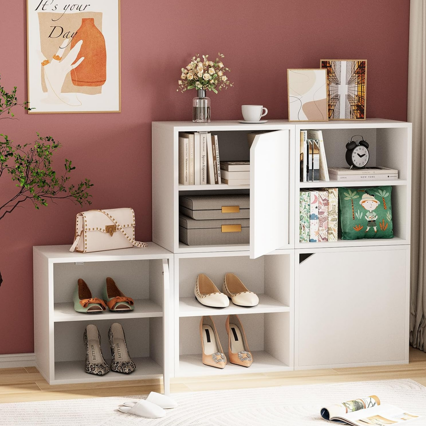 Gabinete de Madera Cubo Modular