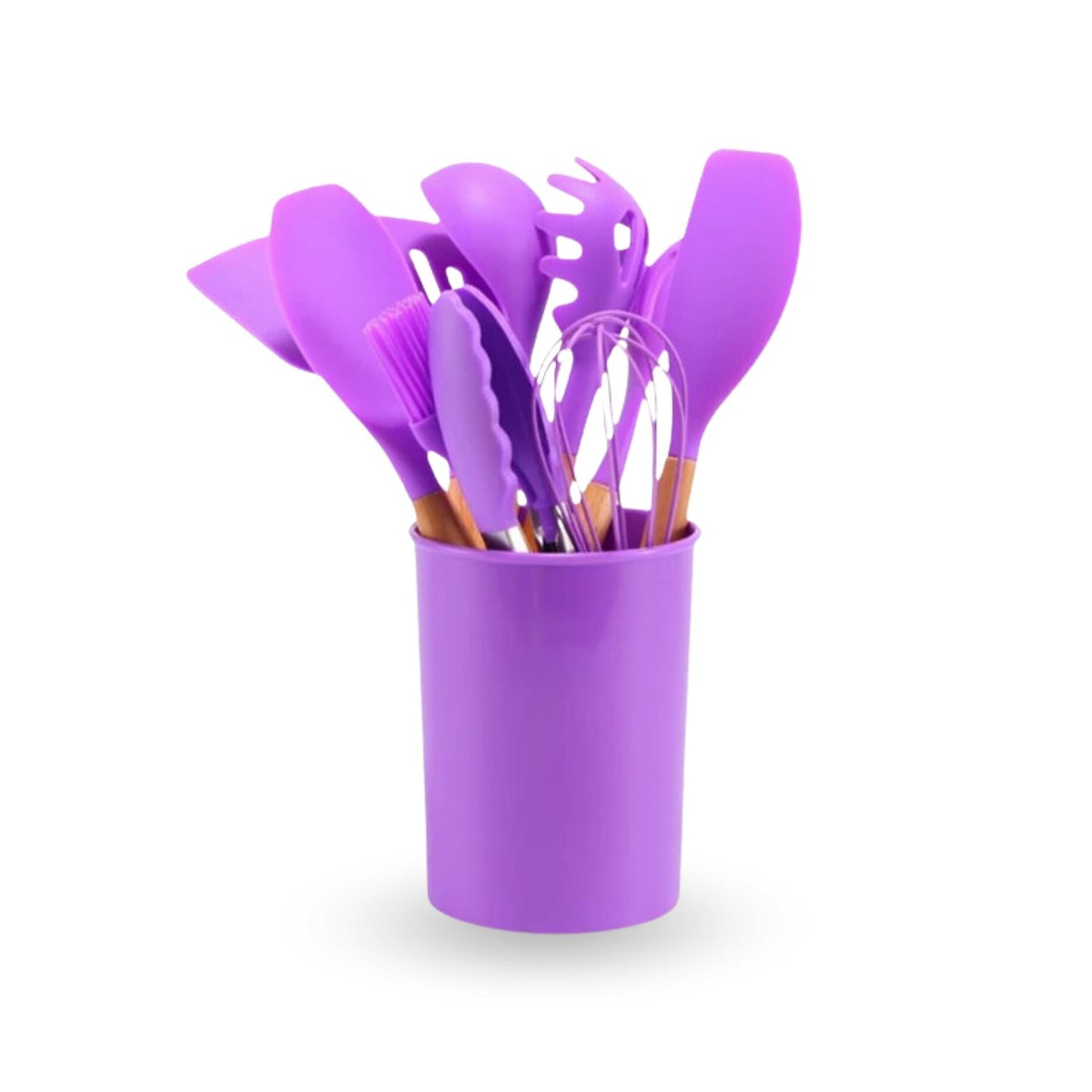 Set Utensilios de Cocina Silicona 11 Piezas