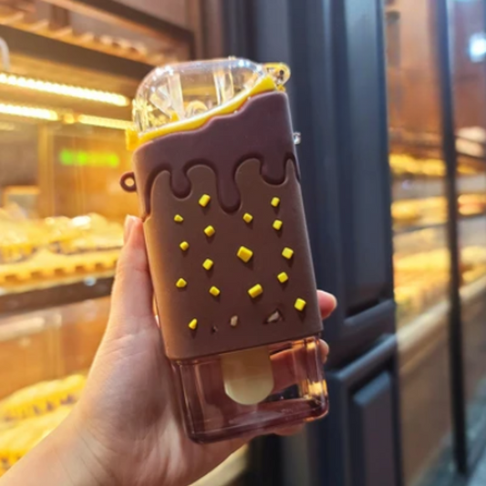 Botella Antiderrame Helado Chocolate 380ml