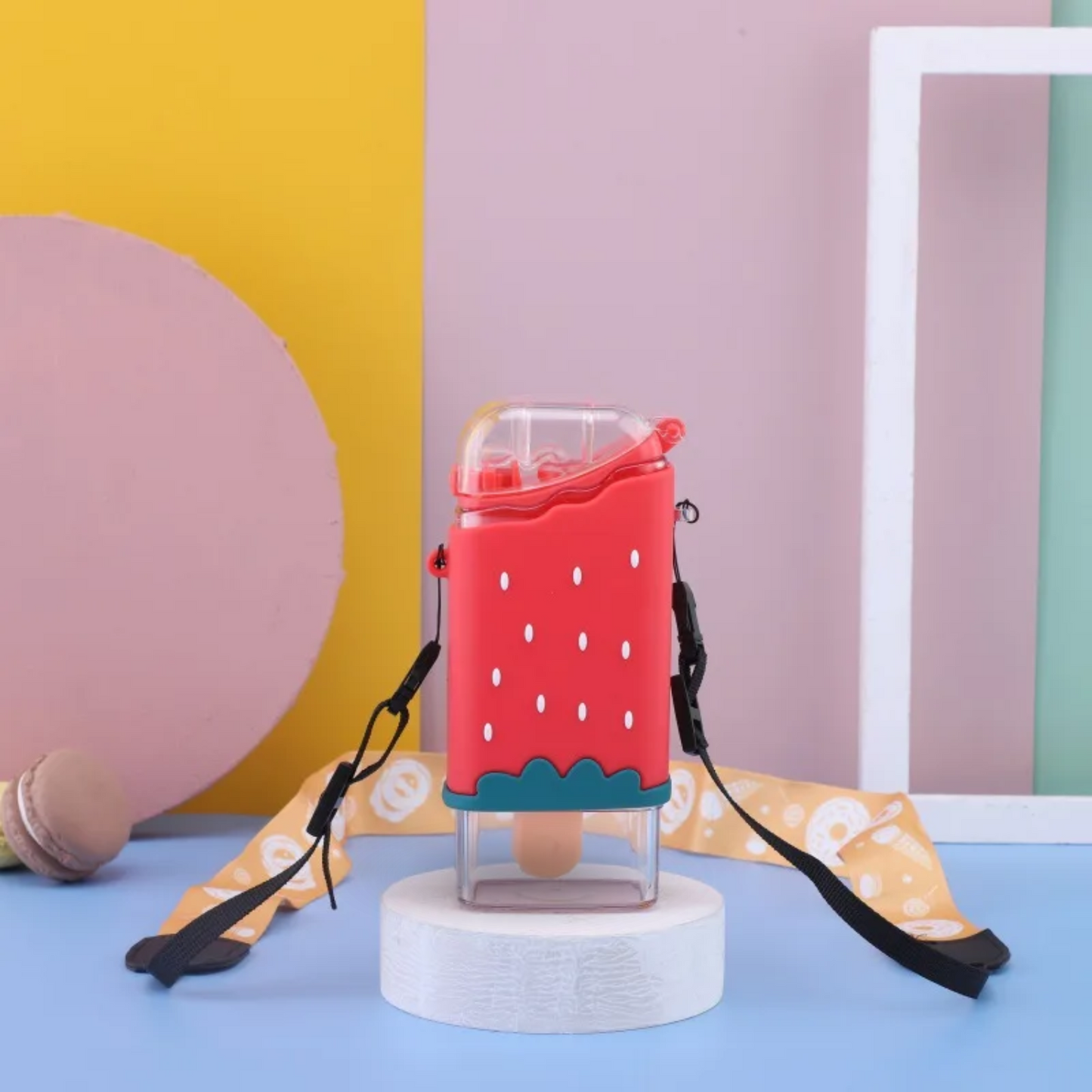 Botella Antiderrame Helado Fresa 380ml