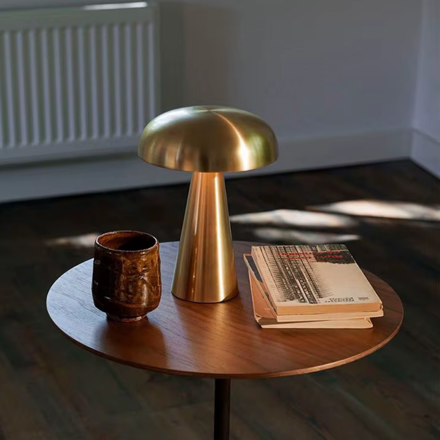 Lámpara Led de Mesa Recargable Dorado