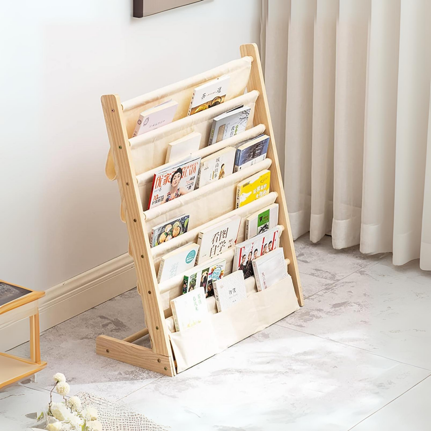 Librero de Madera Diseño Blanco