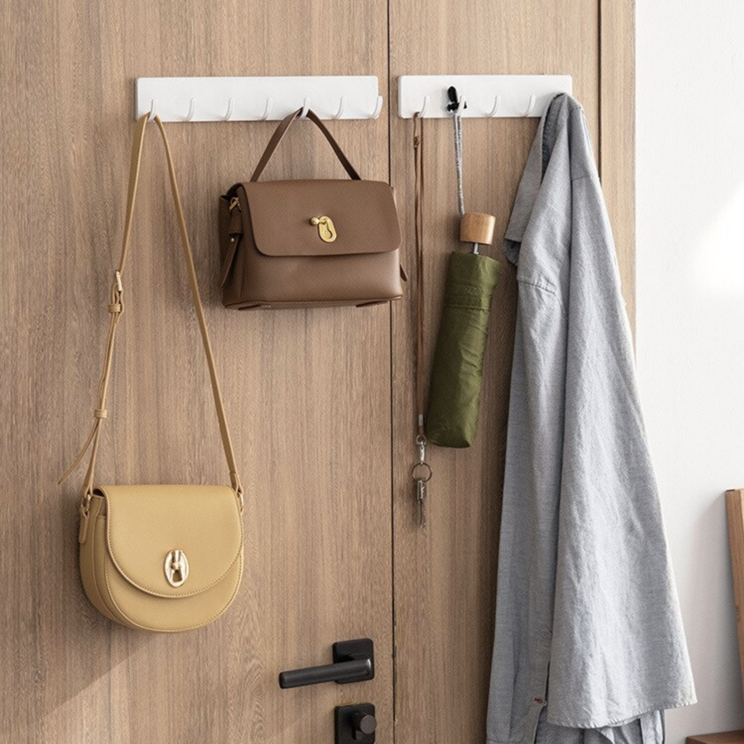 Colgador Organizador Perchero De Pared De 7 Espacios