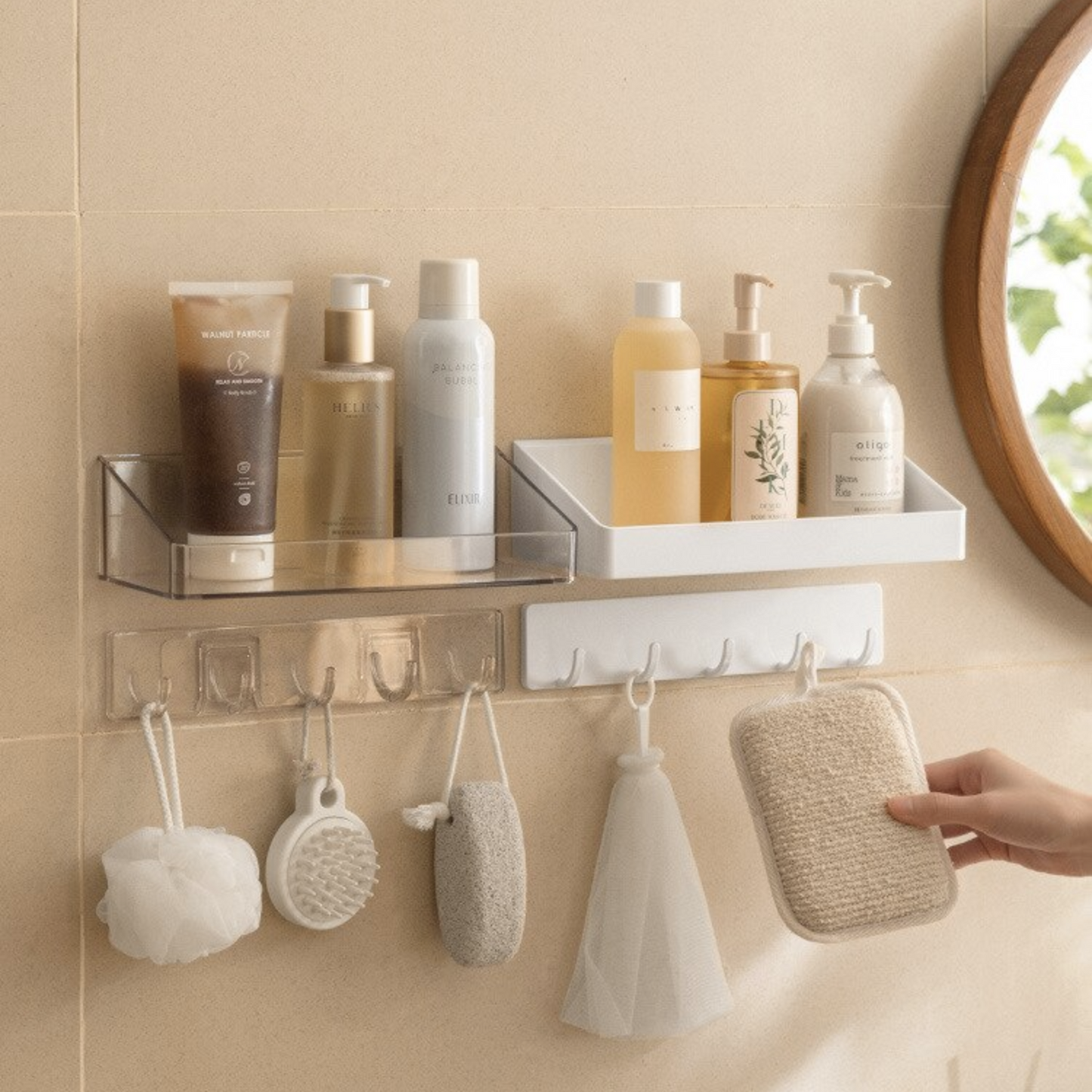 Colgador Organizador Perchero De Pared De 7 Espacios