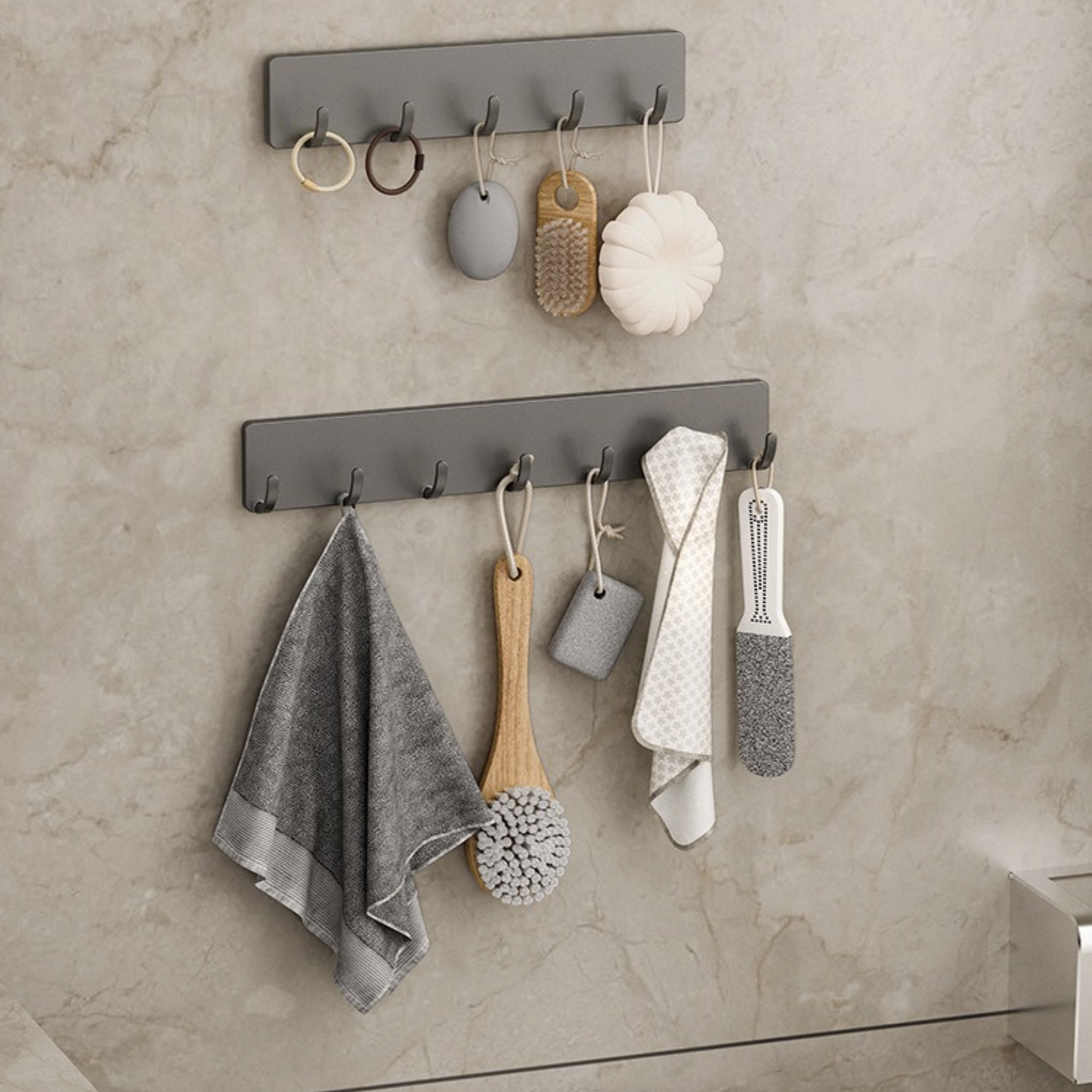 Colgador Organizador Perchero De Pared De 7 Espacios