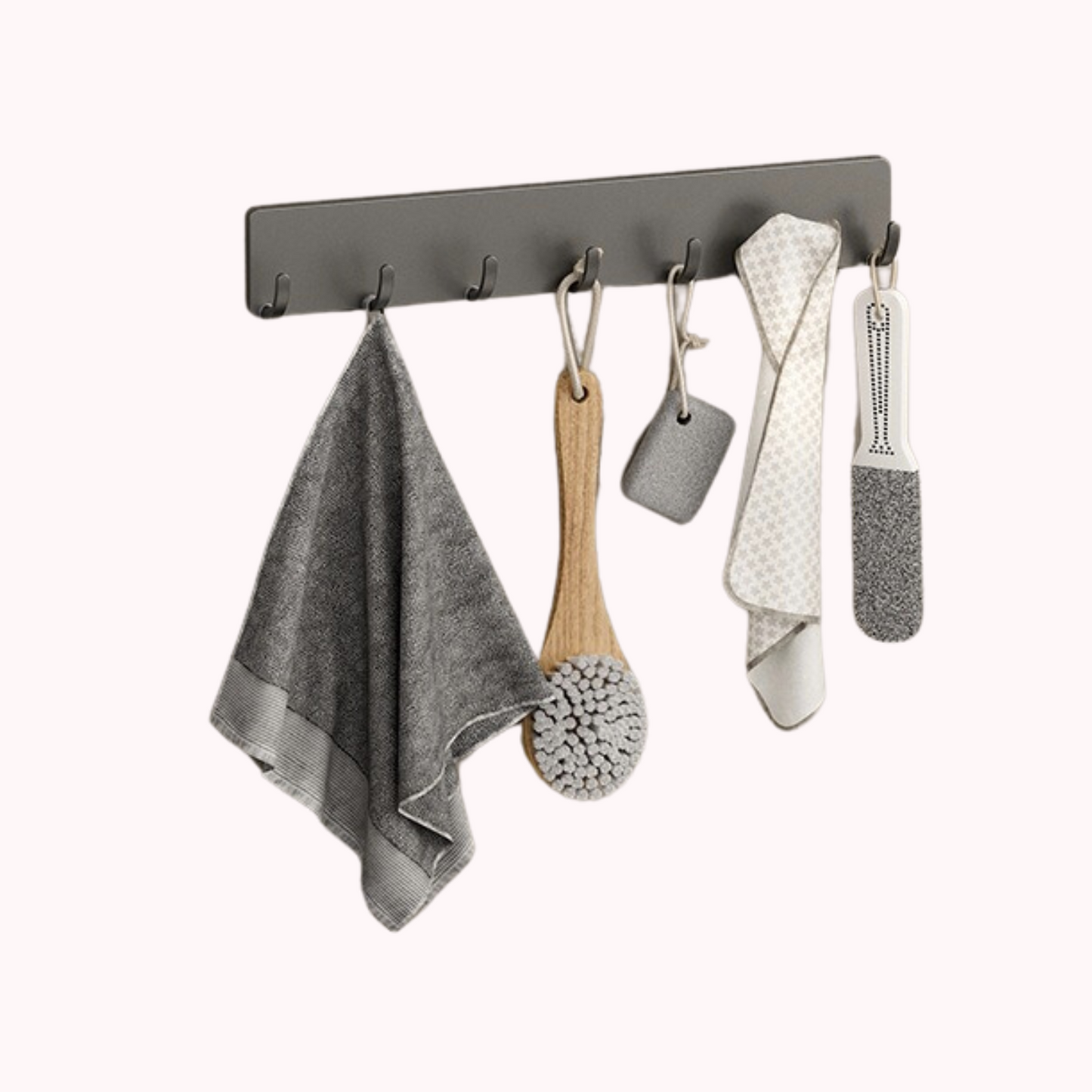 Colgador Organizador Perchero De Pared De 7 Espacios