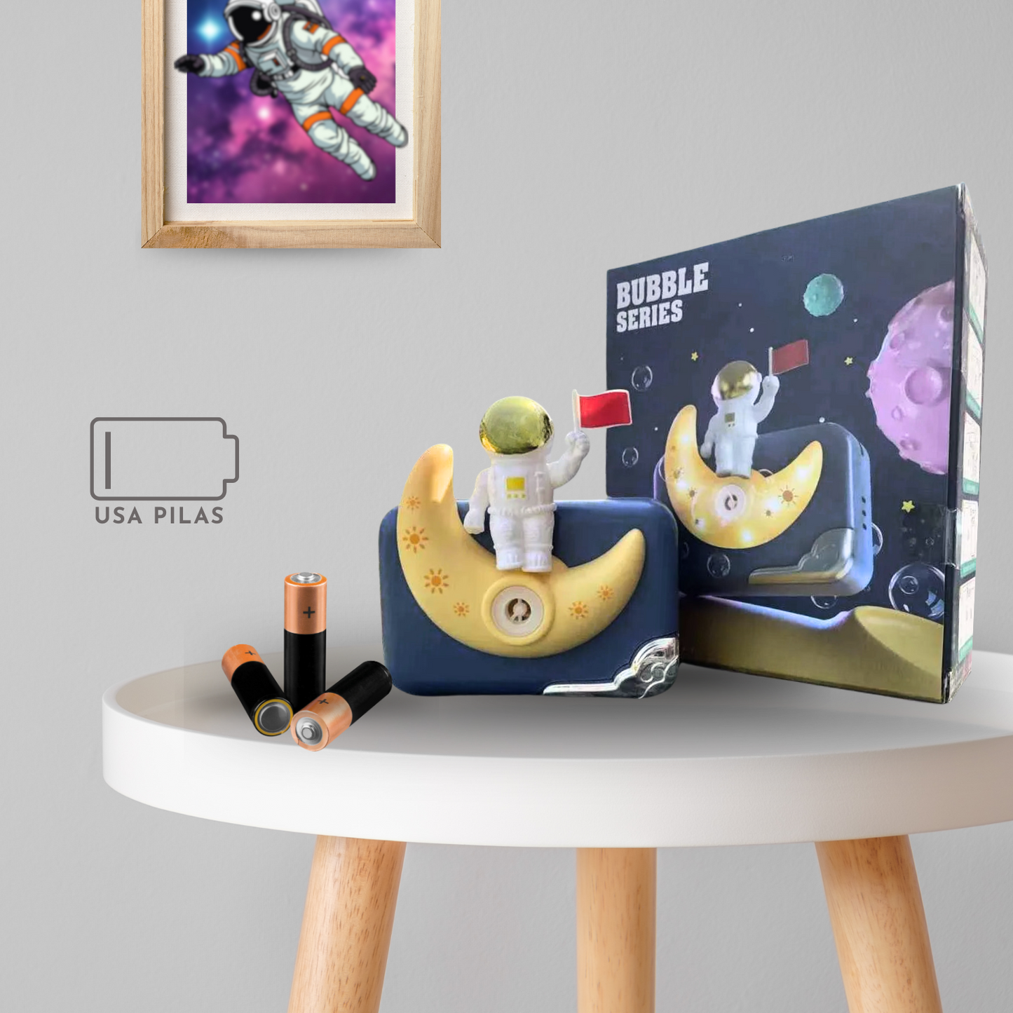 Camara de Burbujas Astronauta
