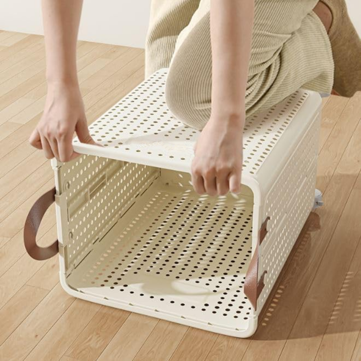 PREVENTA - Cesta Plegable con Ruedas y Asas
