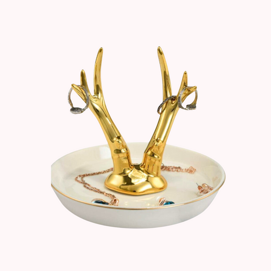 Plato Para Joyas Ciervo