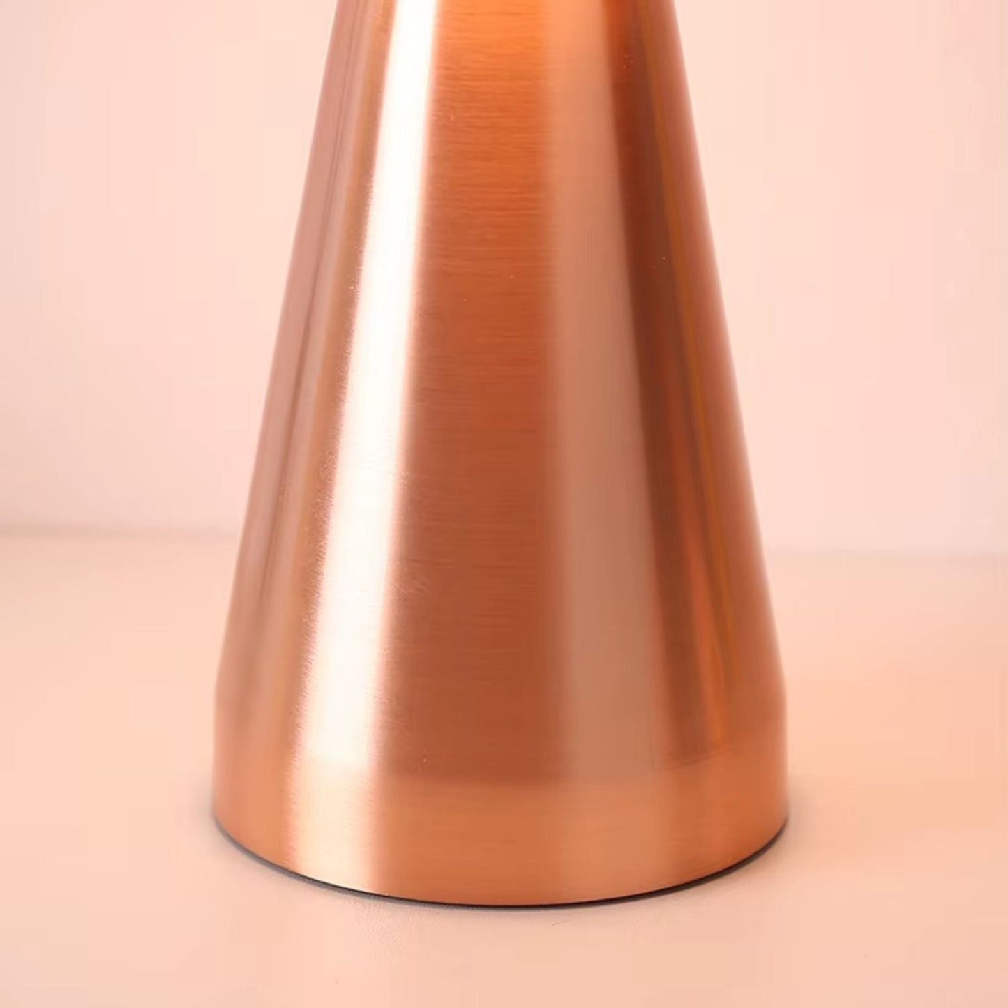 Lampara Led De Mesa Recargable Oro Rosa