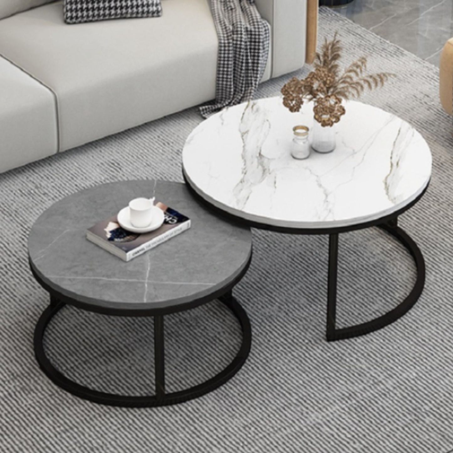Mesa de Centro Nido Loza Estilo Mármol