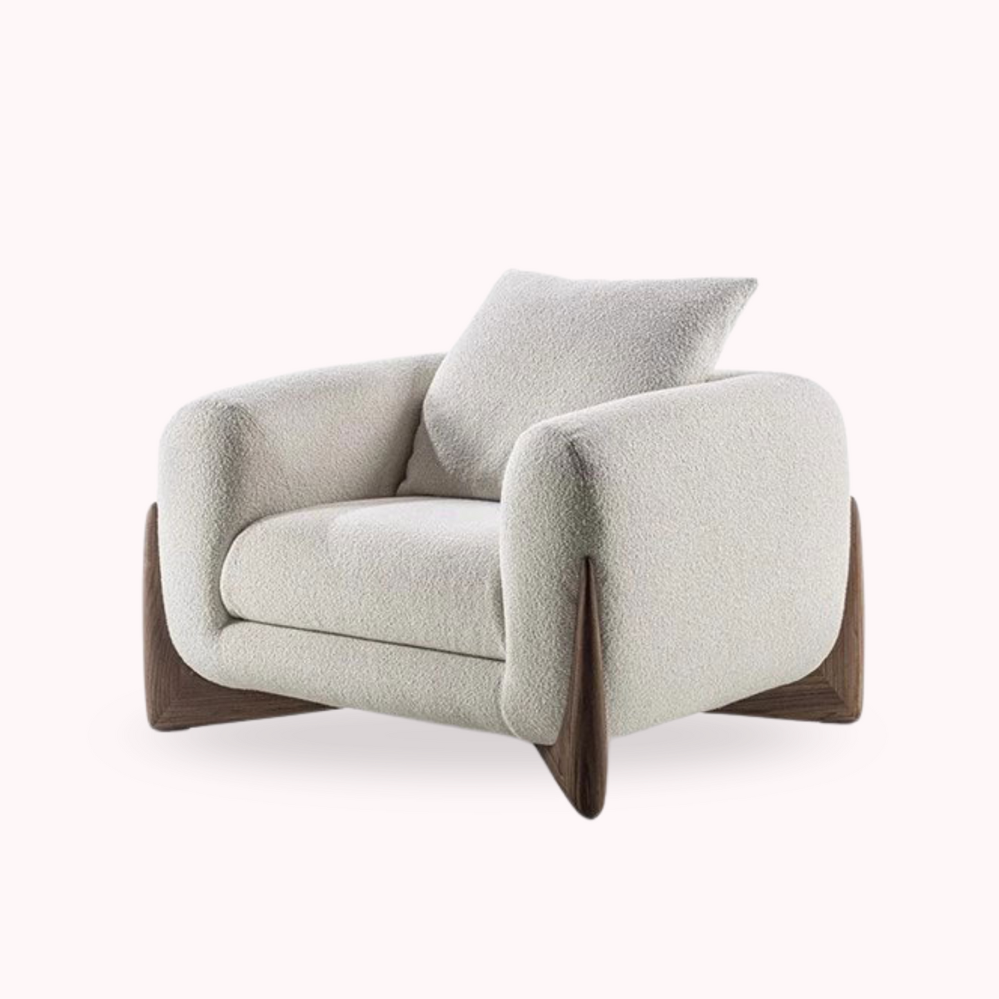 PREVENTA - Sofá Poltrona Diseño Wabi Sabi Blanco