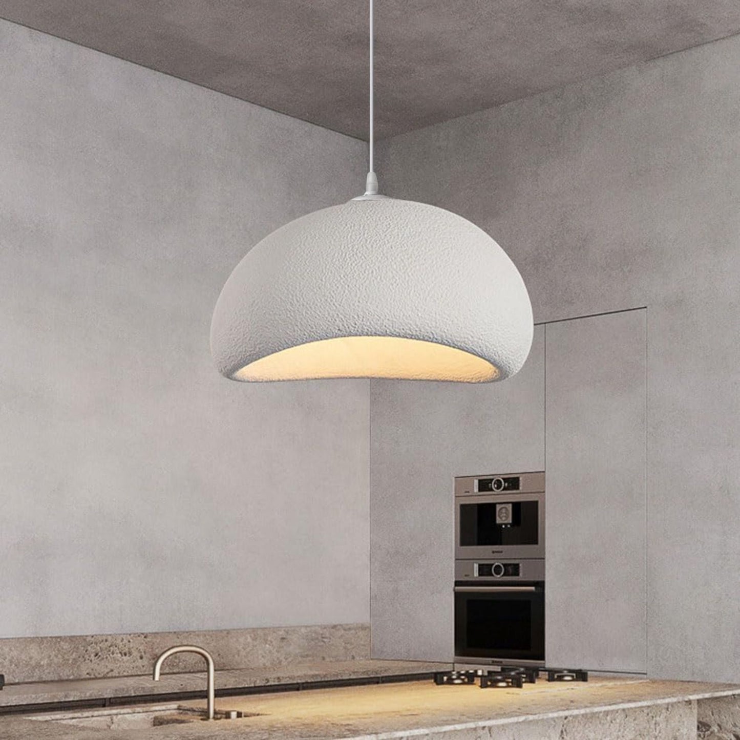 Lampara de Techo Wabi Sabi Crema 80cm