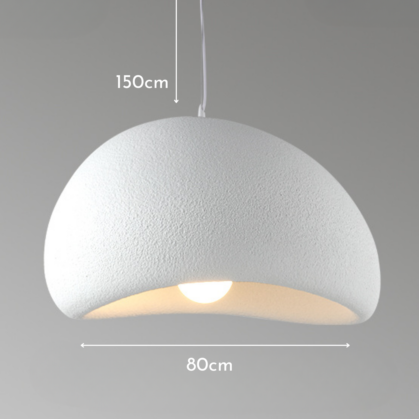 PREVENTA - Lampara de Techo Smart Textura 80cm