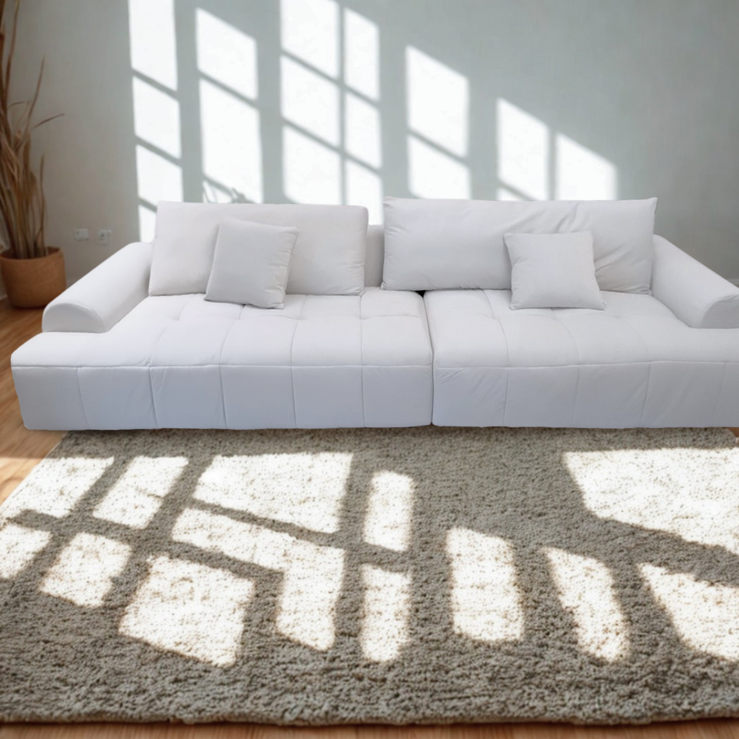 PREVENTA - Sofa Seccional Moderno Blanco Lounge 305cm