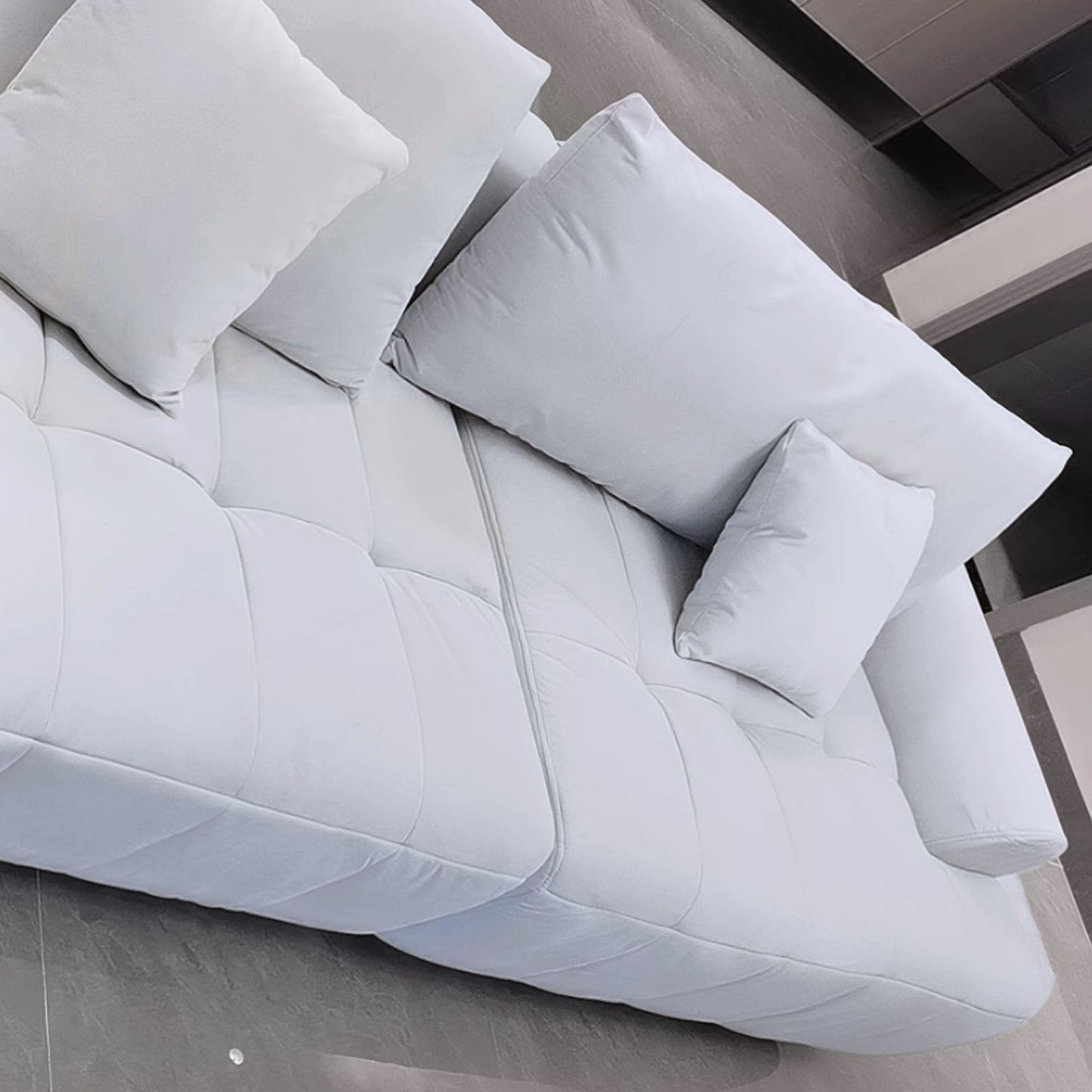 Sofa Seccional Moderno Blanco Lounge 305cm