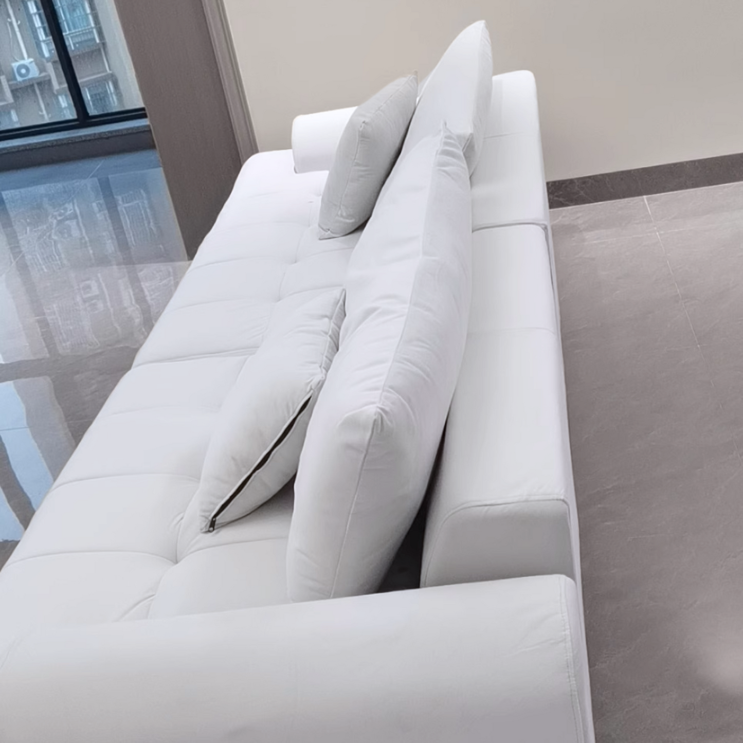 PREVENTA - Sofa Seccional Moderno Blanco Lounge 305cm