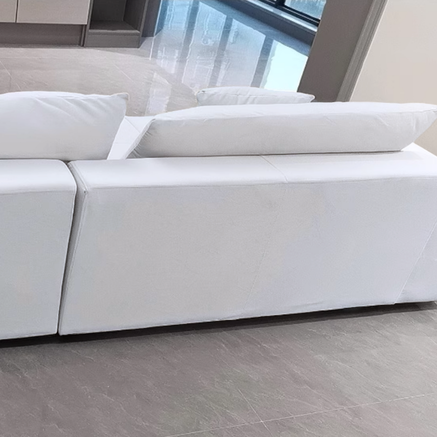PREVENTA - Sofa Seccional Moderno Blanco Lounge 305cm