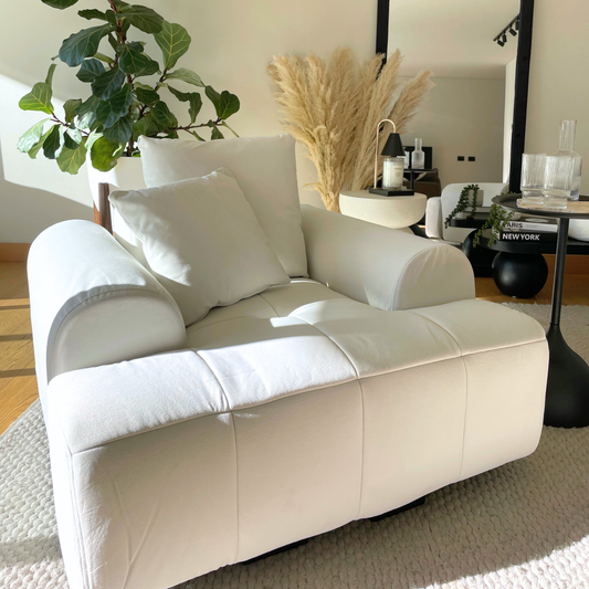 Sofa Moderno Poltrona Blanco Lounge