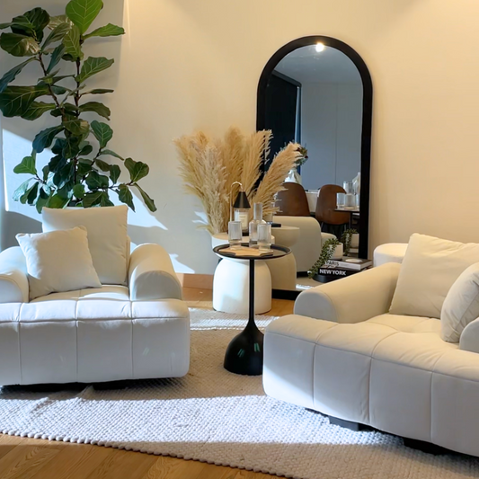 PREVENTA - Sofa Moderno Poltrona Blanco Lounge