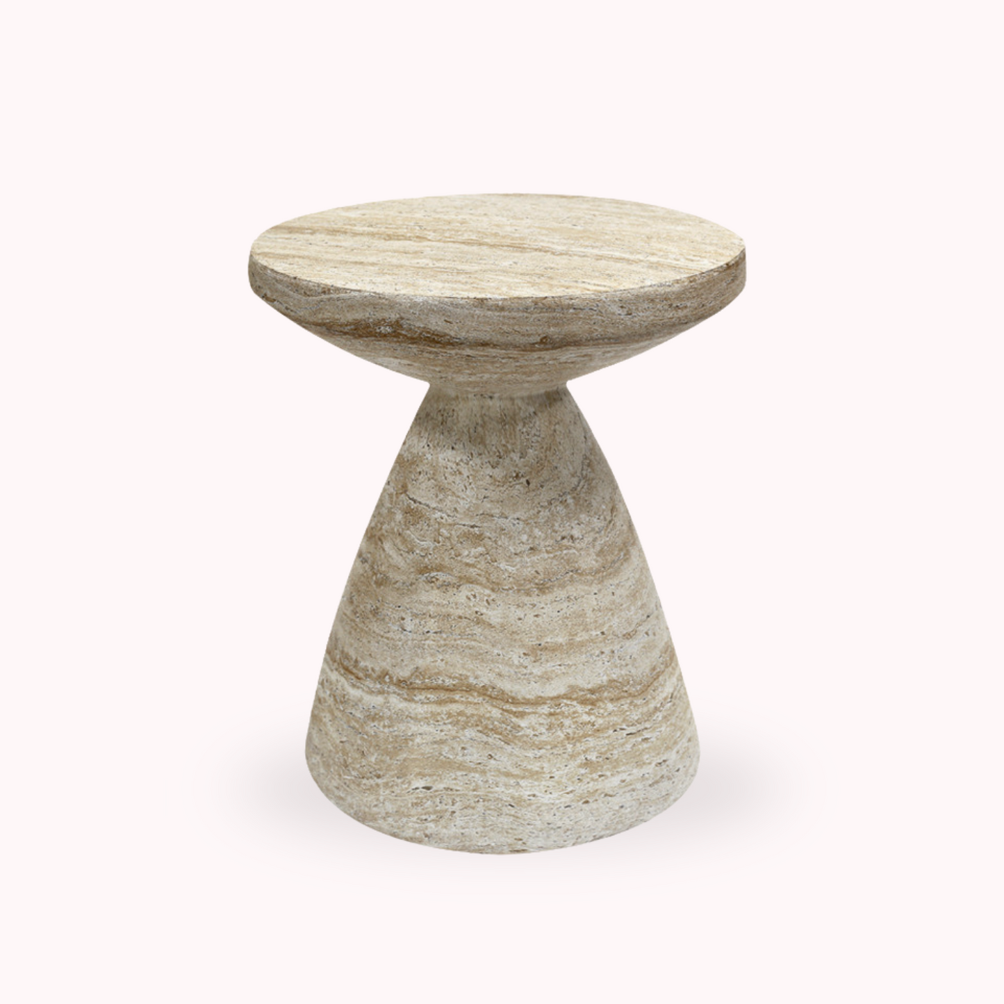 PREVENTA - Mesa Lateral Estilo Piedra Zahara