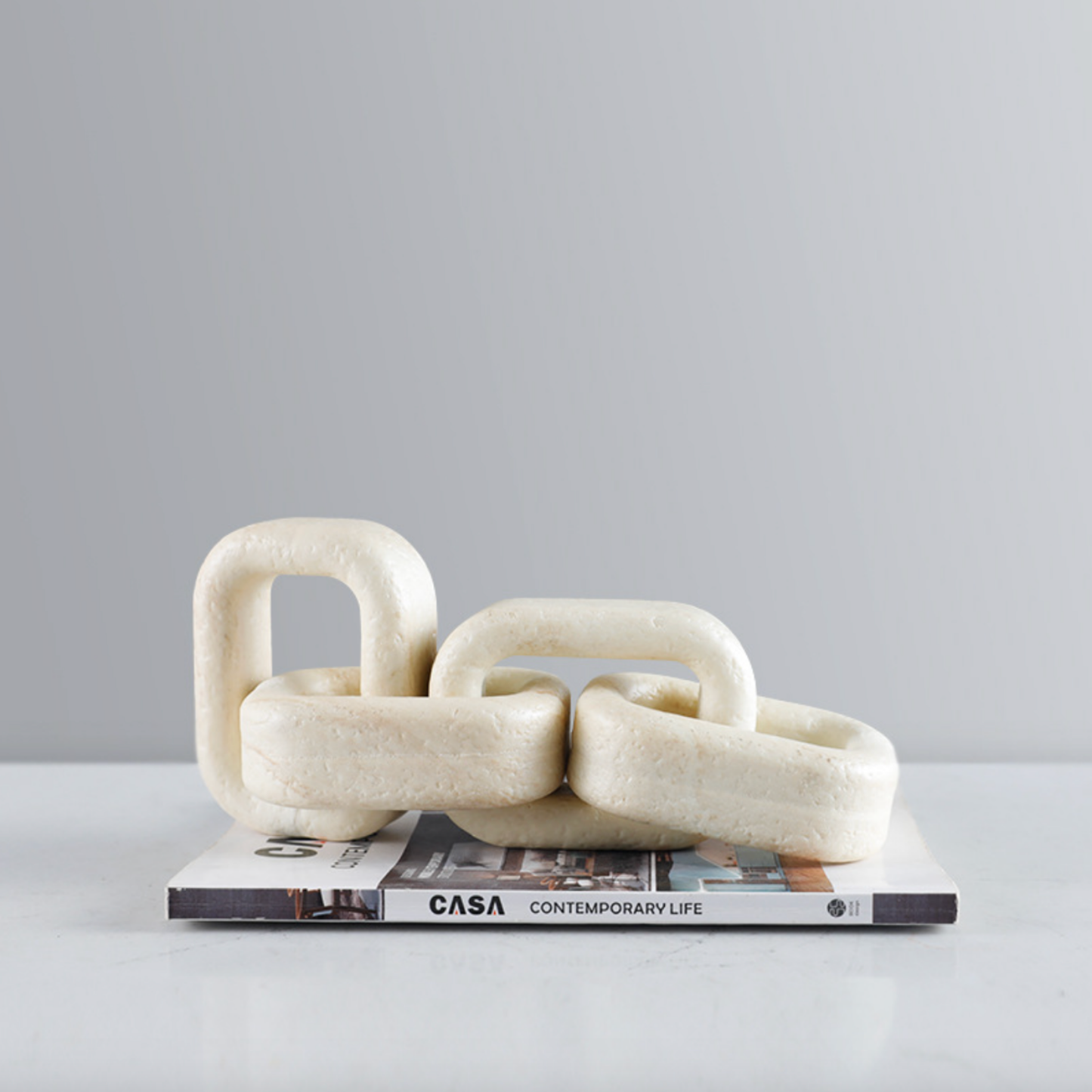 PREVENTA - Eslabones Decorativos Adorno Cadena Beige