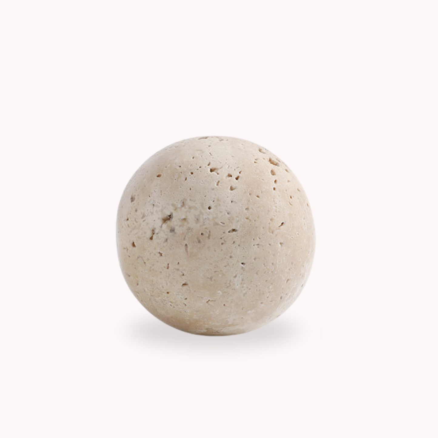 PREVENTA - Esfera Orbis Piedra Travertino Figura Decorativa