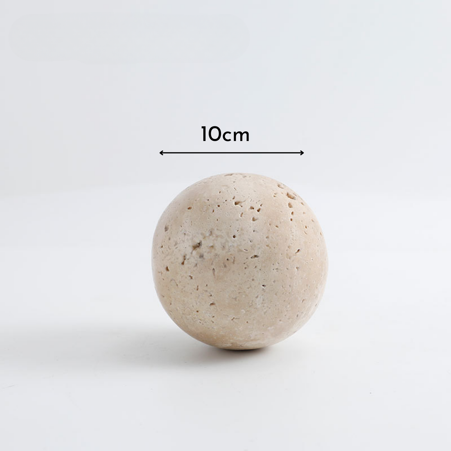 PREVENTA - Esfera Orbis Piedra Travertino Figura Decorativa