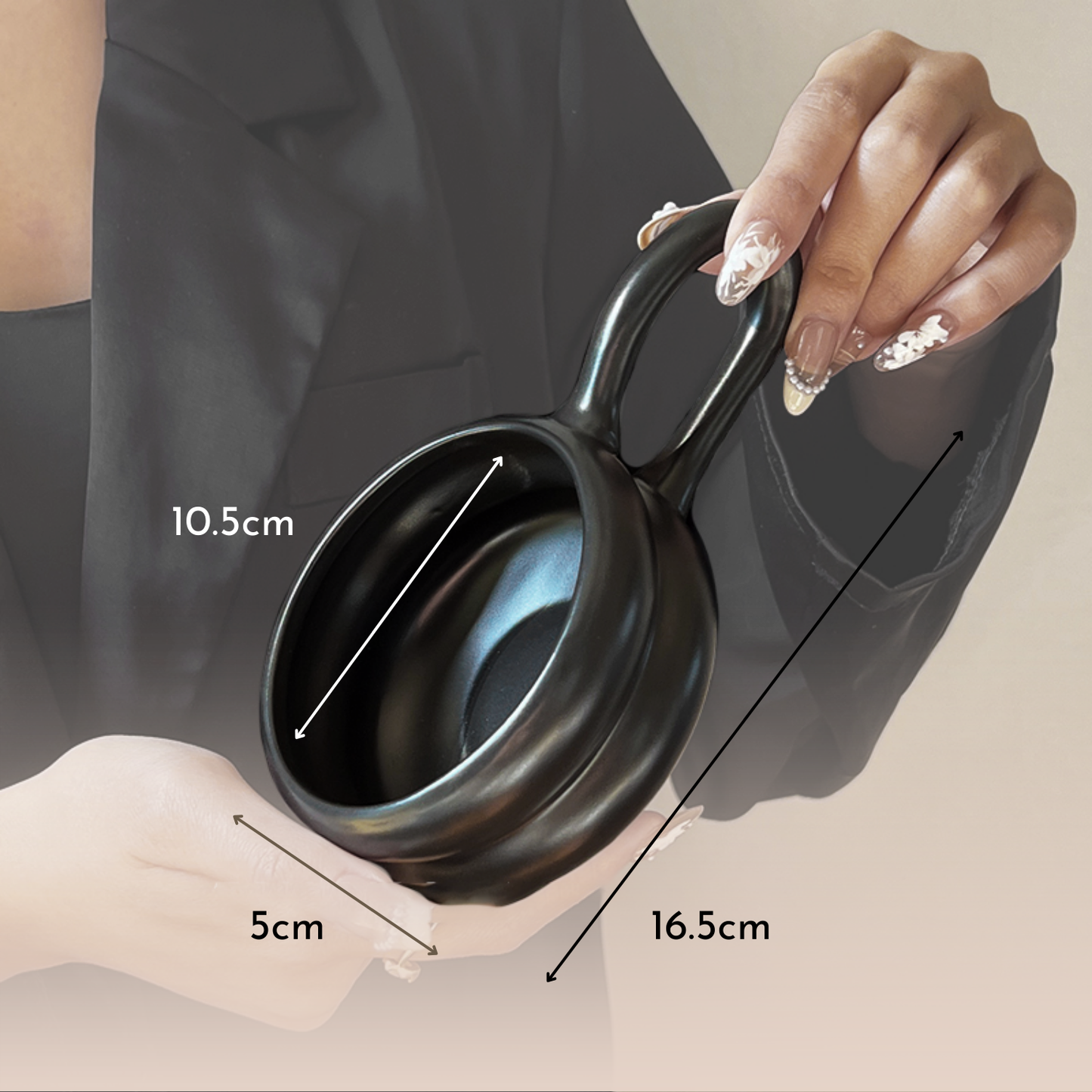 PREVENTA - Taza de Cerámica Bubba Dark 250 ml