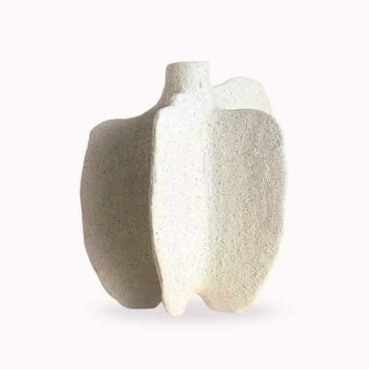 Escultura Deco Jarron Pimiento Blanco