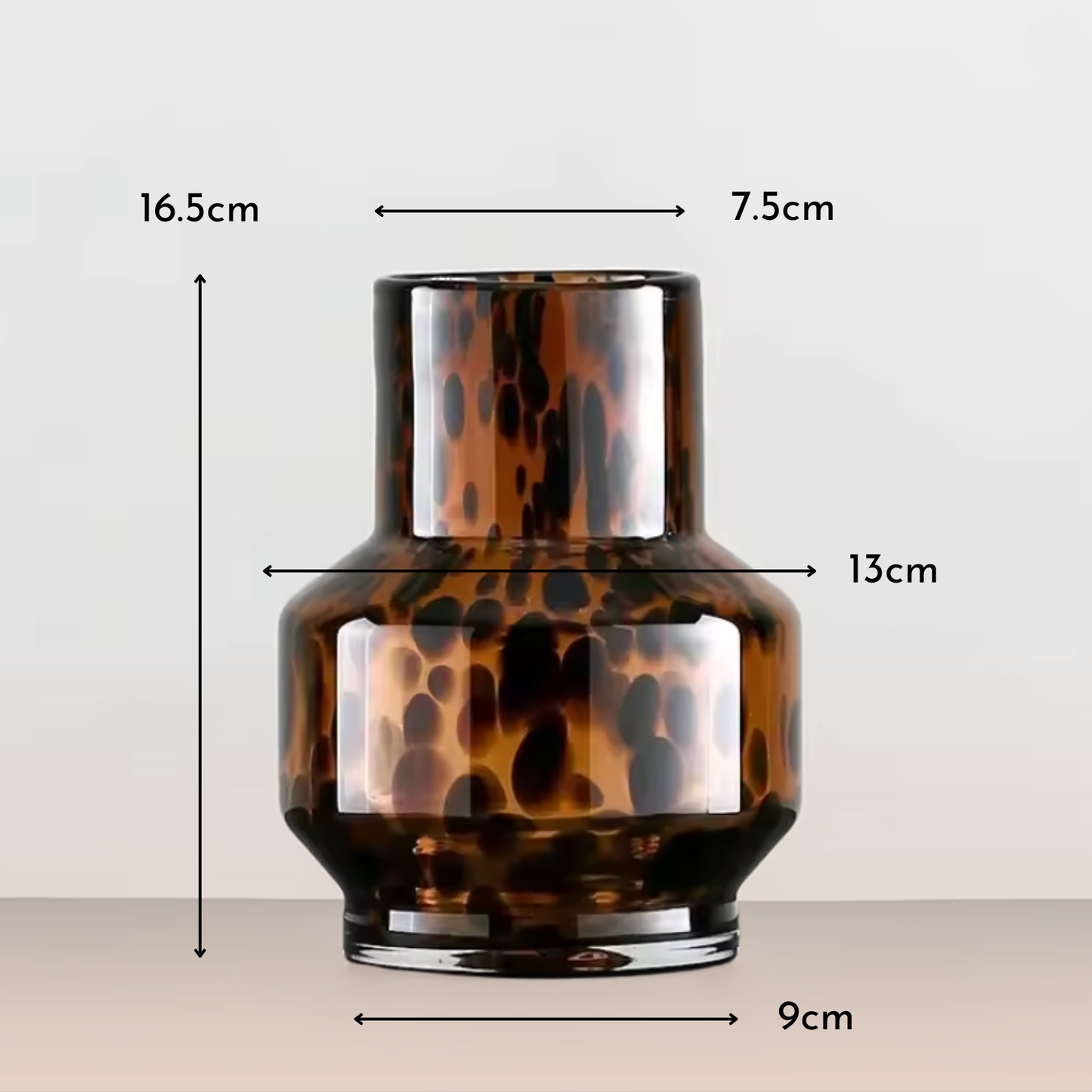 Jarrón Print Carey Poligonal Edge