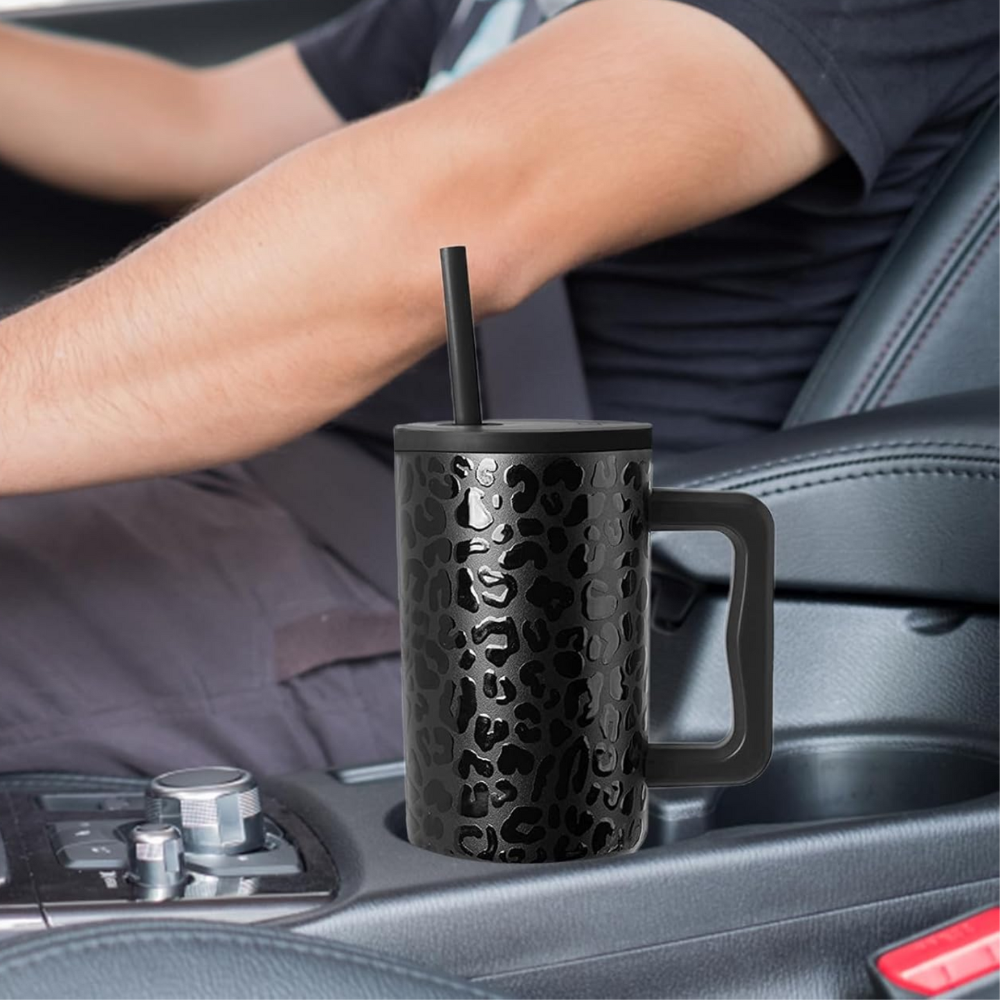 Vaso Térmico Negro Print 1200ml