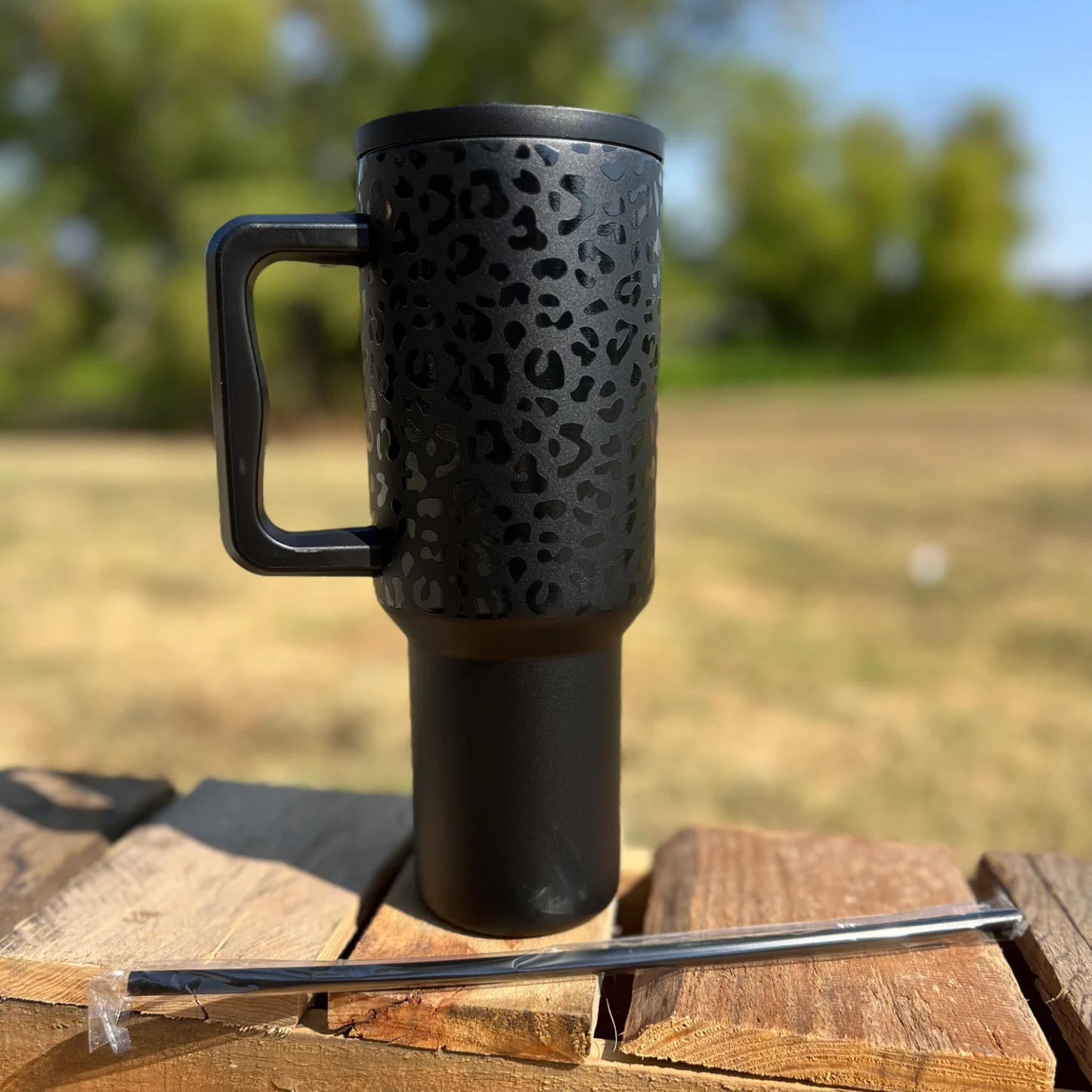 Vaso Térmico Negro Print 1200ml