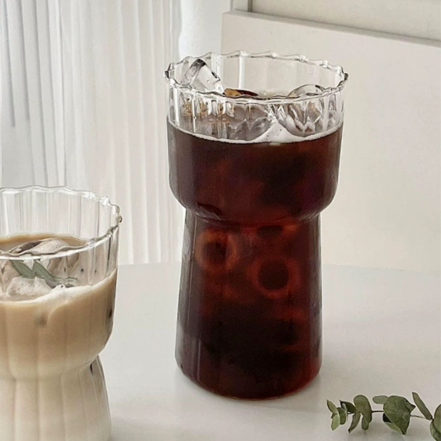 PREVENTA - Vaso Vidrio Estriado Alto 590ml
