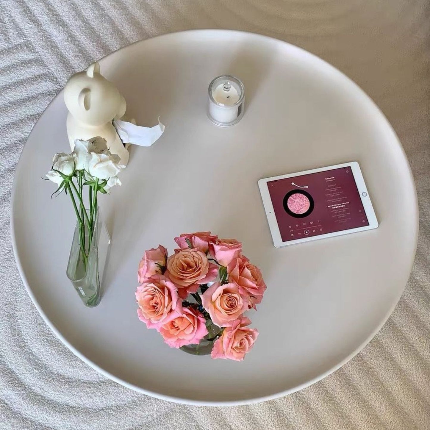 Mesa de Centro Redonda Escandinava Sphere