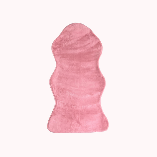 Bajada de Cama Antideslizante Rosa