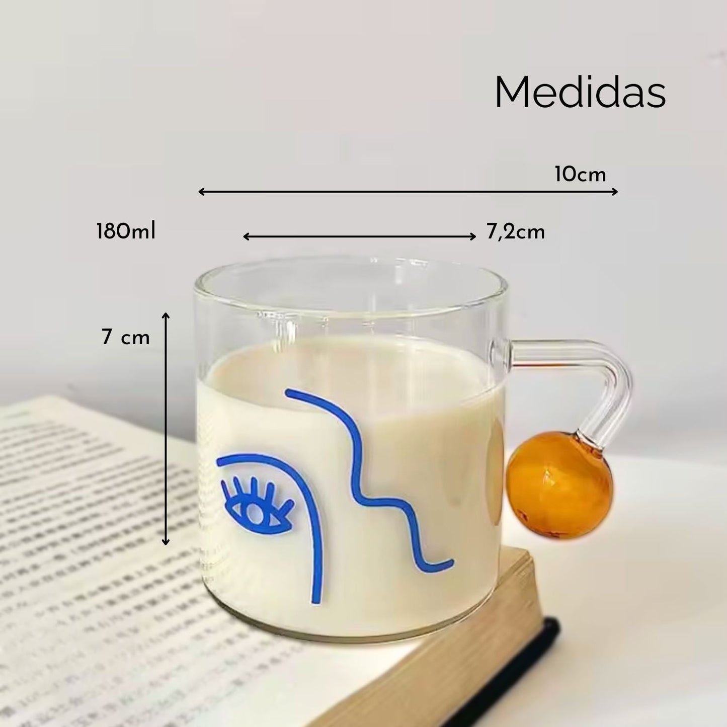 Set 4 Tazas para Café Diseño Arte 180ml