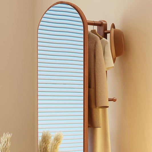 Espejo Giratorio Tipo Armario Con Perchero Y Barra Colgador