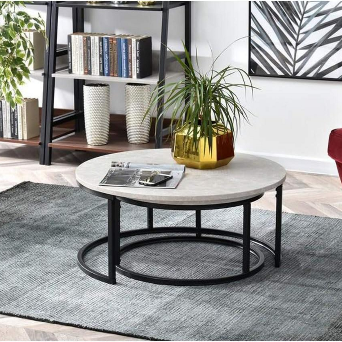 Mesa de Centro Nido Loza Estilo Mármol