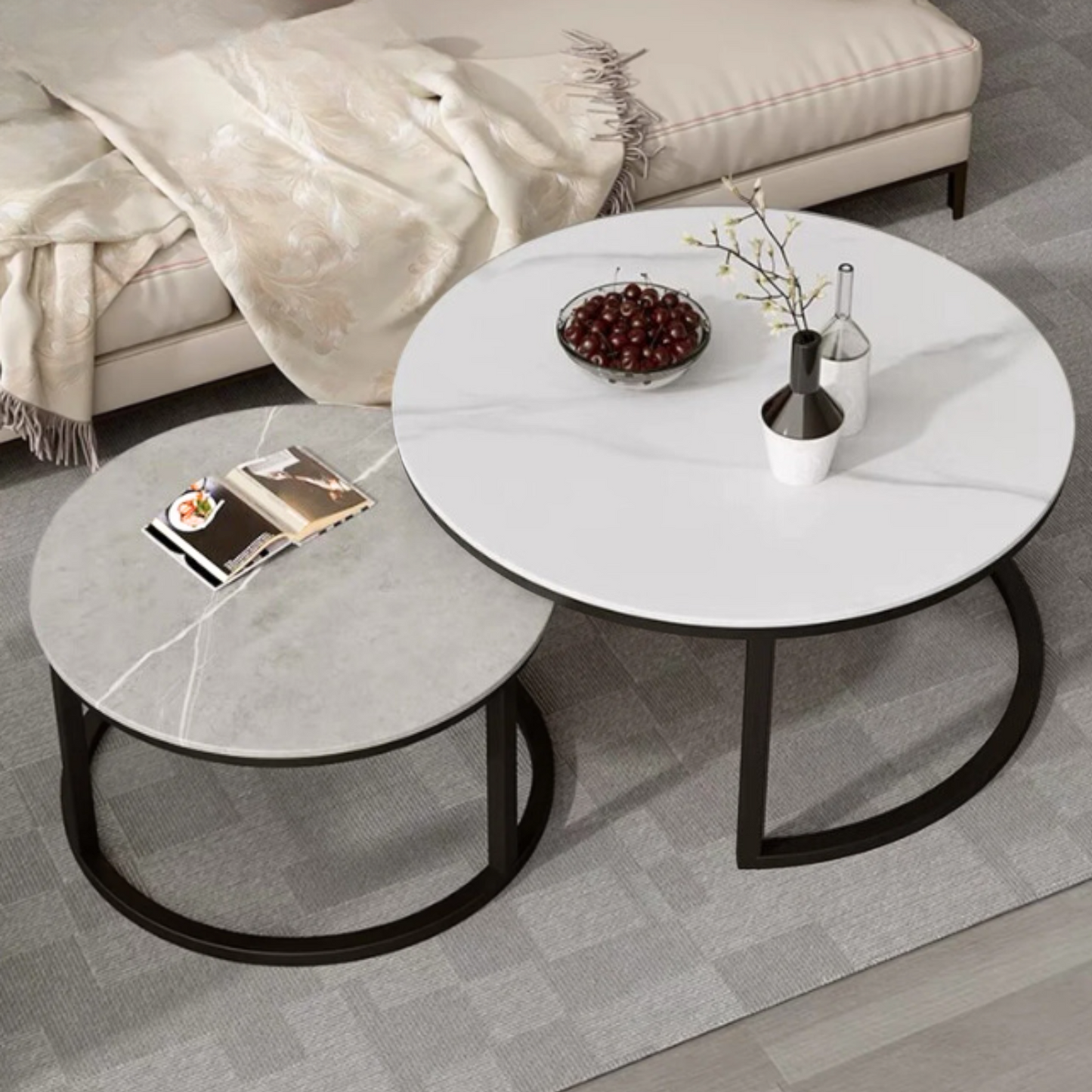 Mesa de Centro Nido Loza Estilo Mármol