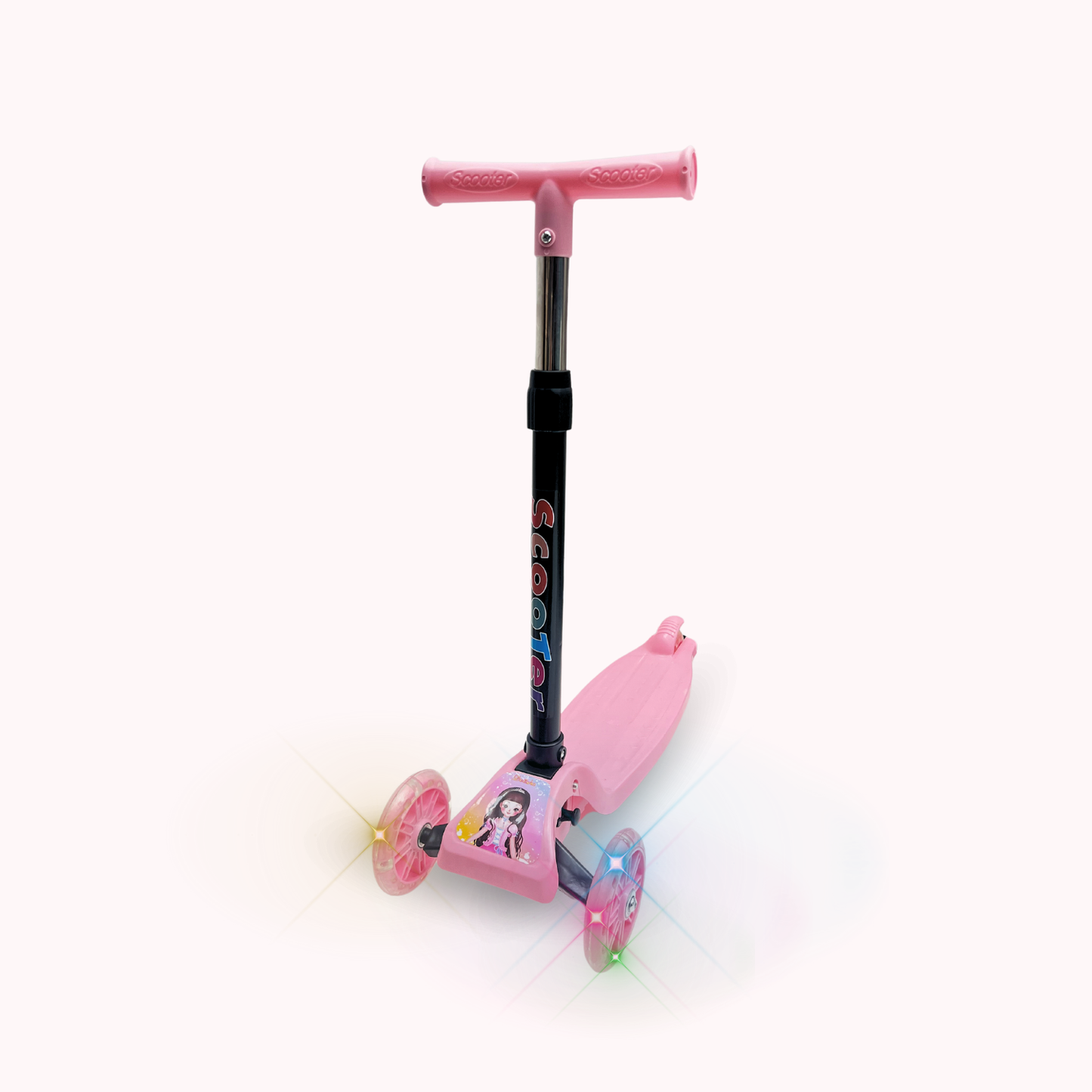 Scooter para Niños con Luces Rosa