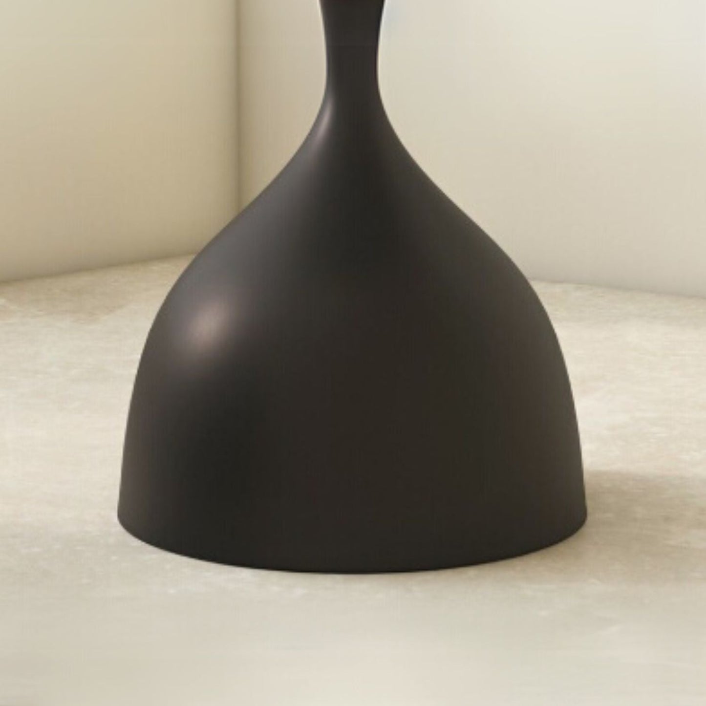Mesa De Centro Lateral Metal Mate Negro Nórdico