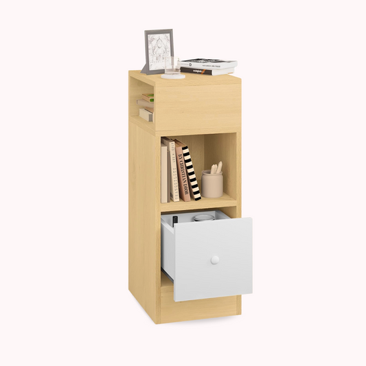 Organizador Lateral con Cajón Velador Compacto
