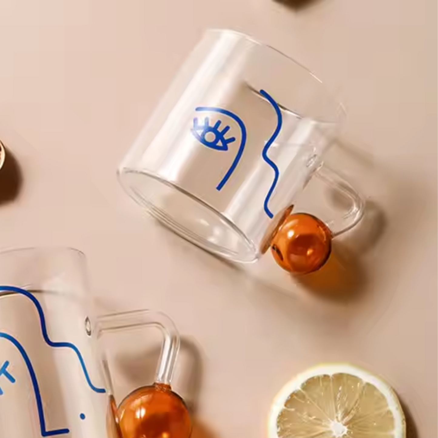 Set 2 Tazas para Café Diseño Arte 180ml