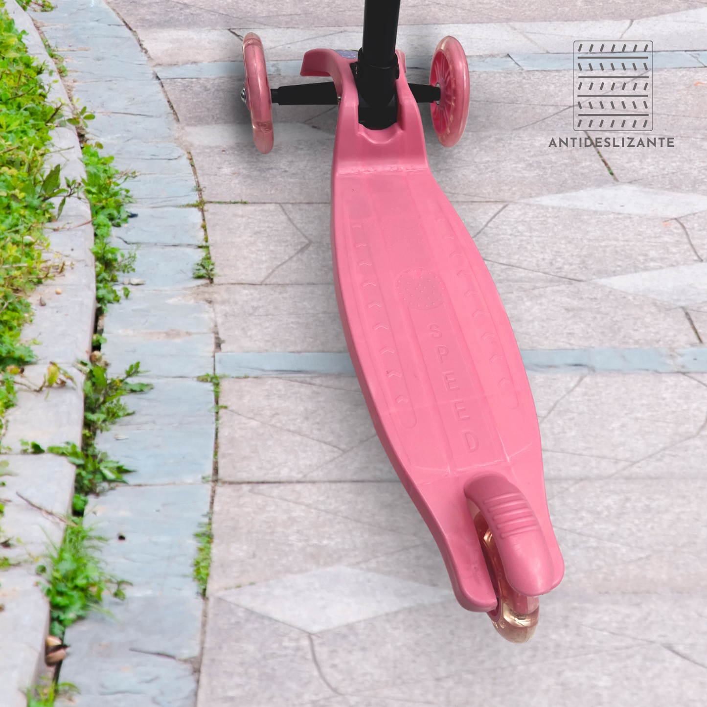 Scooter para Niños con Luces Rosa