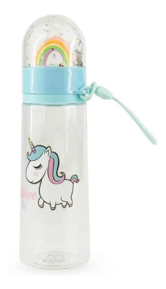 Vaso Para Agua Con Diseño Arcoiris Kawaii