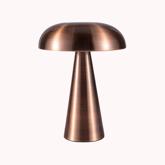 Lampara Led De Mesa Recargable Oro Rosa