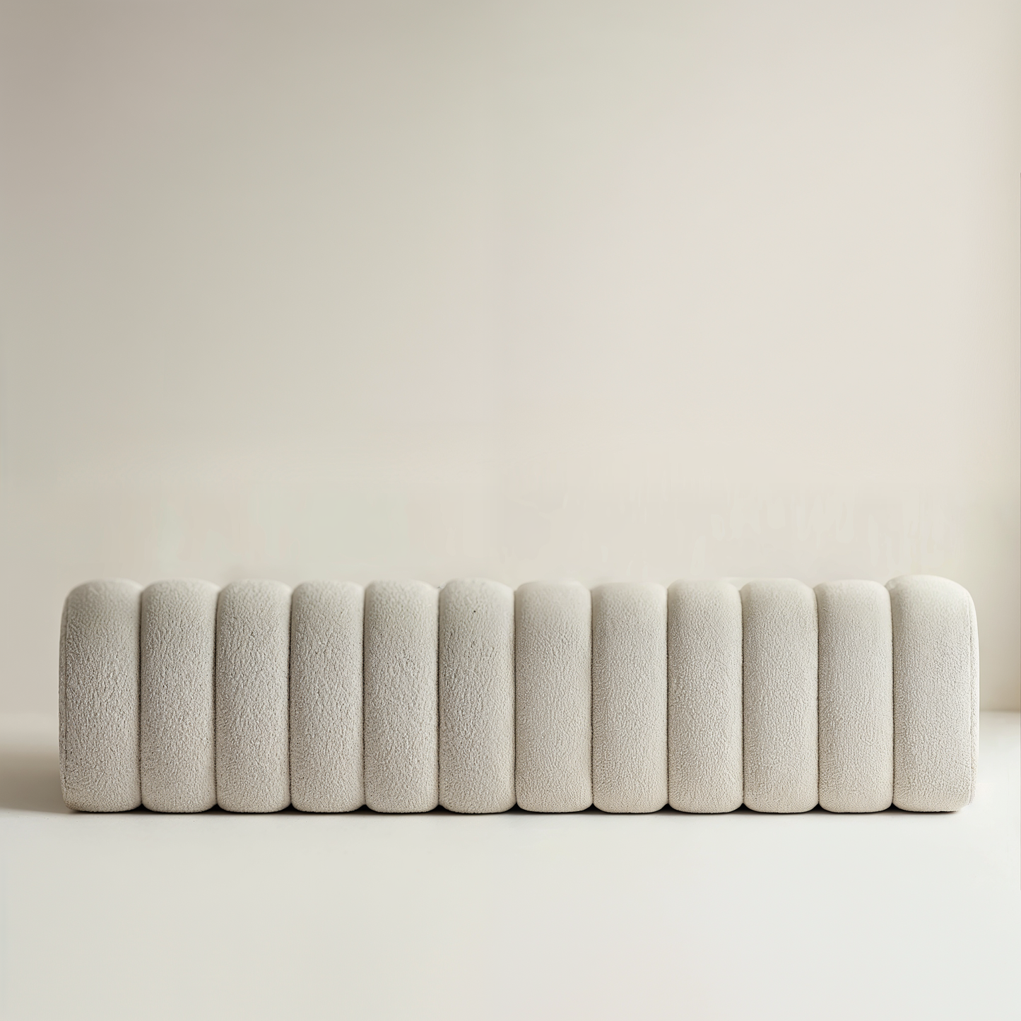 Banqueta Deco Acolchado Sherpa